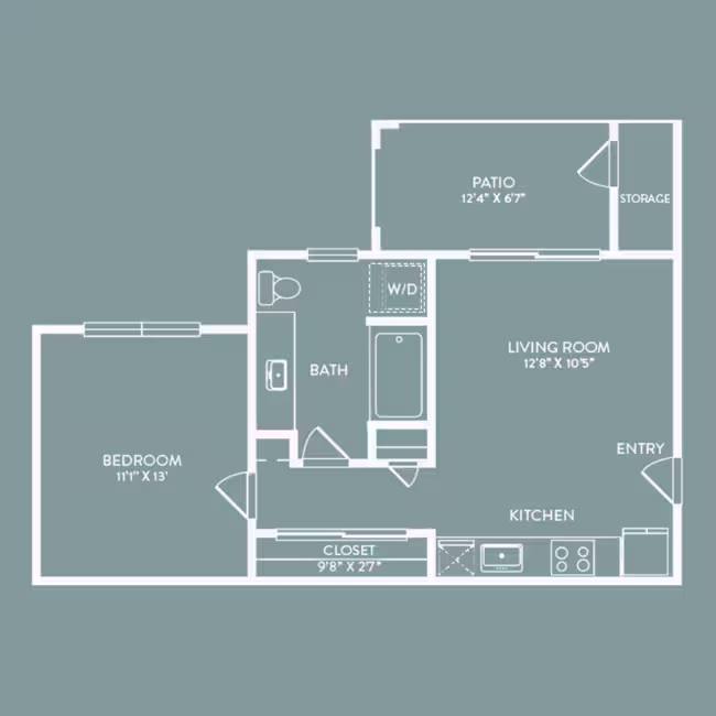Unit 612 631 floor plan